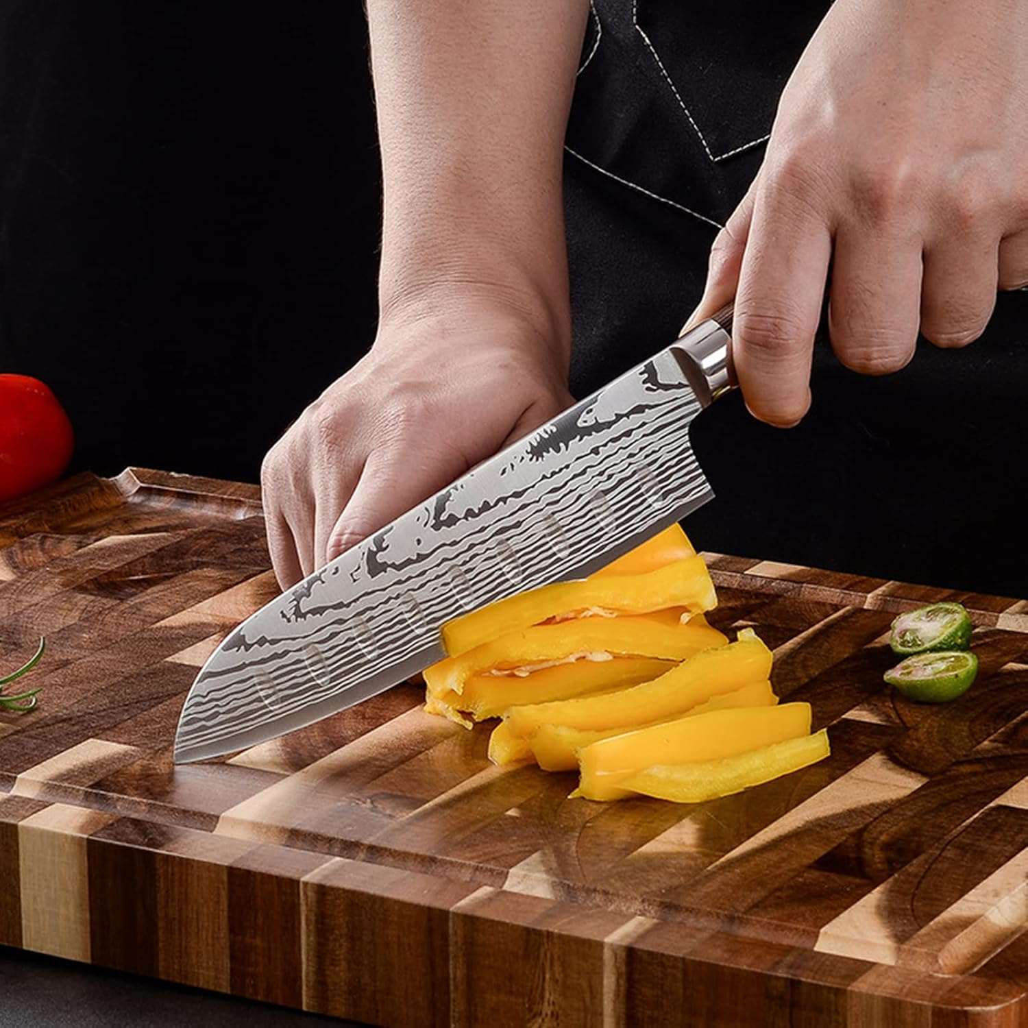 Kitory 7'' Japanese Santoku Knife - KITORY Cutlery