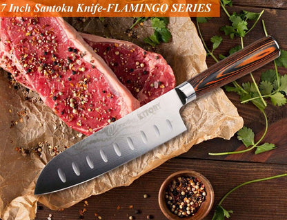 Kitory 7'' Japanese Santoku Knife - KITORY Cutlery