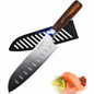 Kitory 7'' Professional Santoku Knife with Sheath