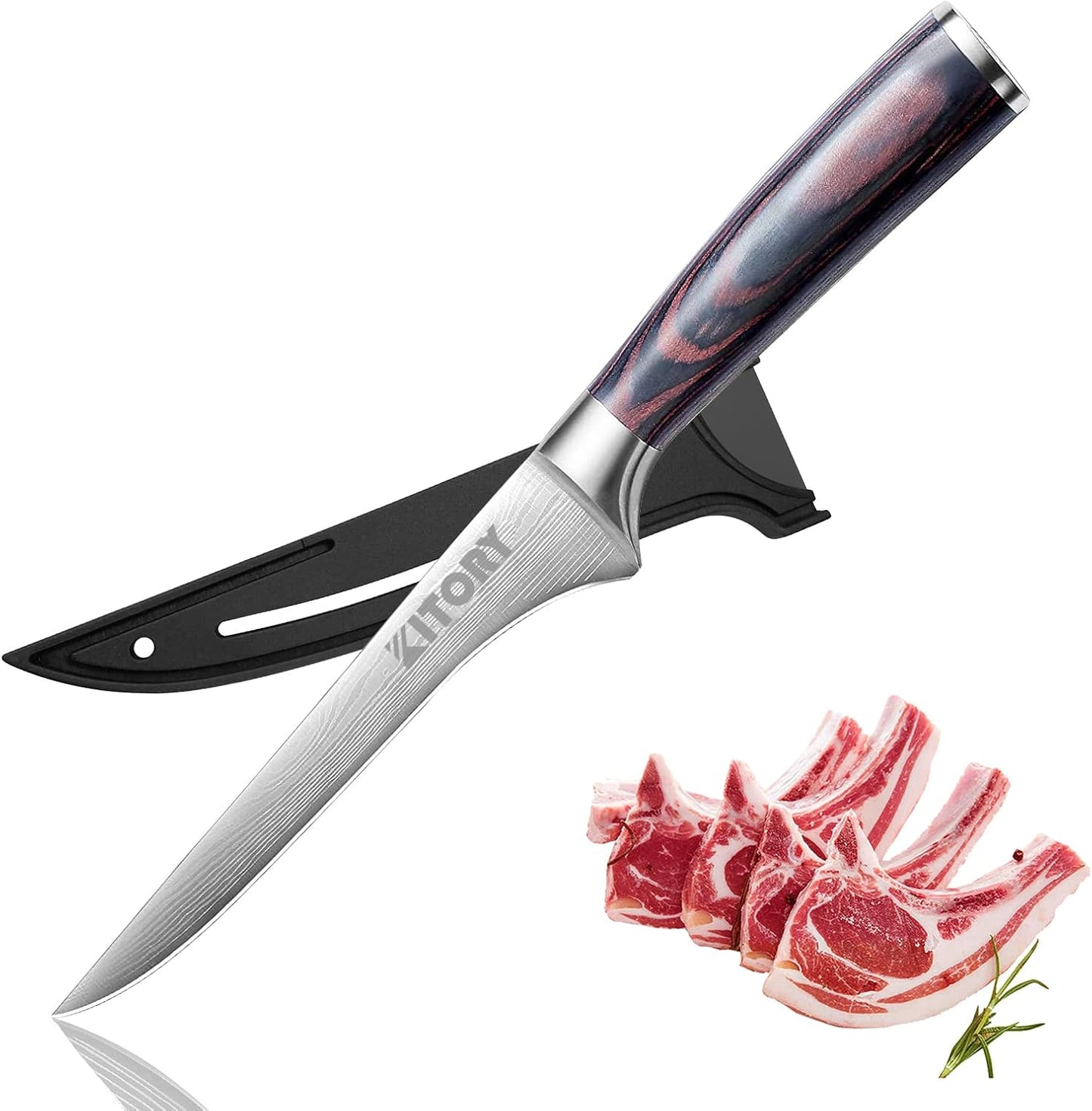 Kitory 6'' Boning Knife with Sheath