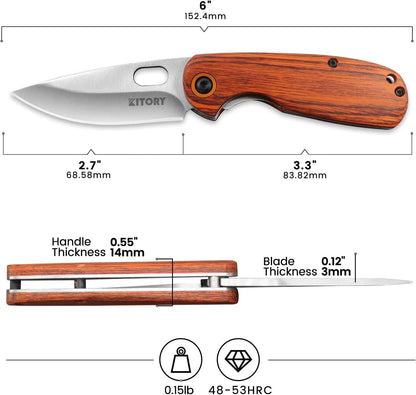 Kitory 2.7'' EDC Pocket Knife