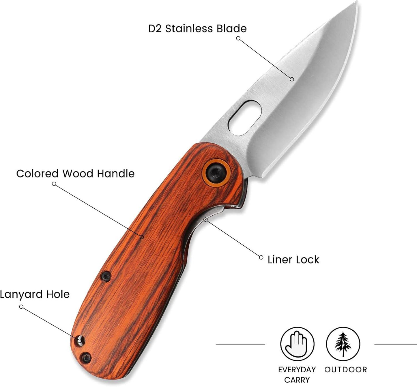 Kitory 2.7'' EDC Pocket Knife