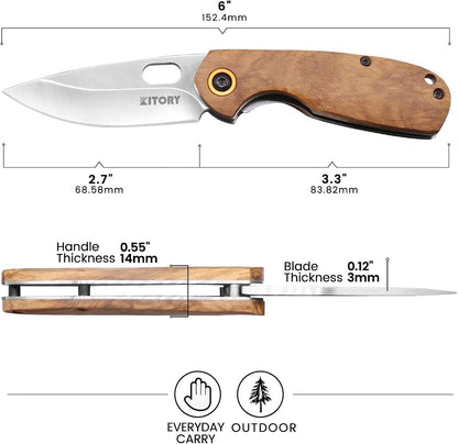 Kitory 2.7'' EDC Pocket Knife