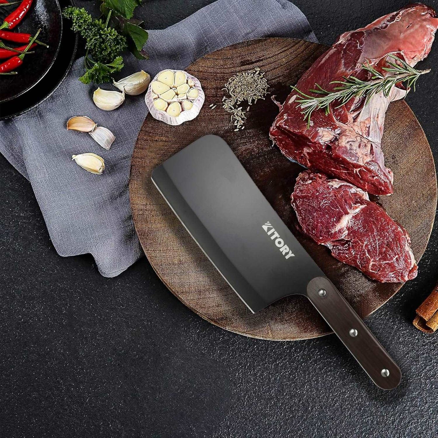 Kitory 6.7'' Meat Cleaver - KITORY Cutlery