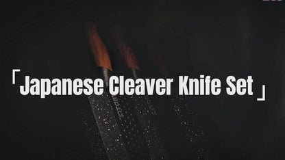 Kitory 5 Piece Embossed Knife Set, Non-Stick Kitchen Knives