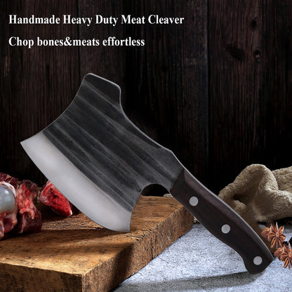 7.5inch Heavy Duty Butcher Knife Bone Cutting Chopping Knife Meat Cleaver  Knife